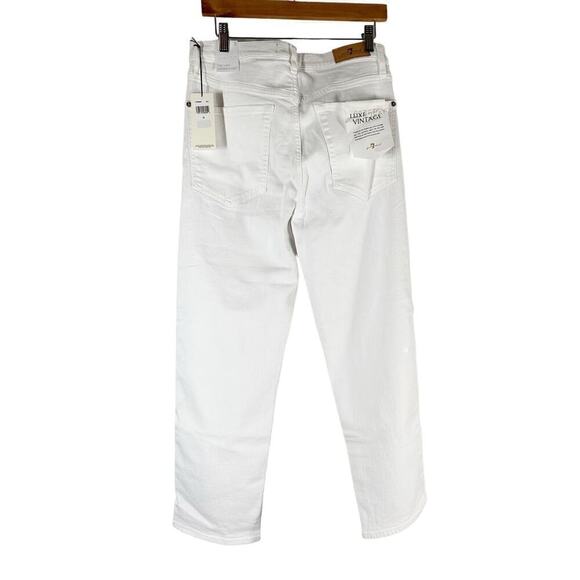 7 For All Mankind Exposed Button High Waist Crop
Straight Leg Jeans Size 31 - Picture 3 of 15